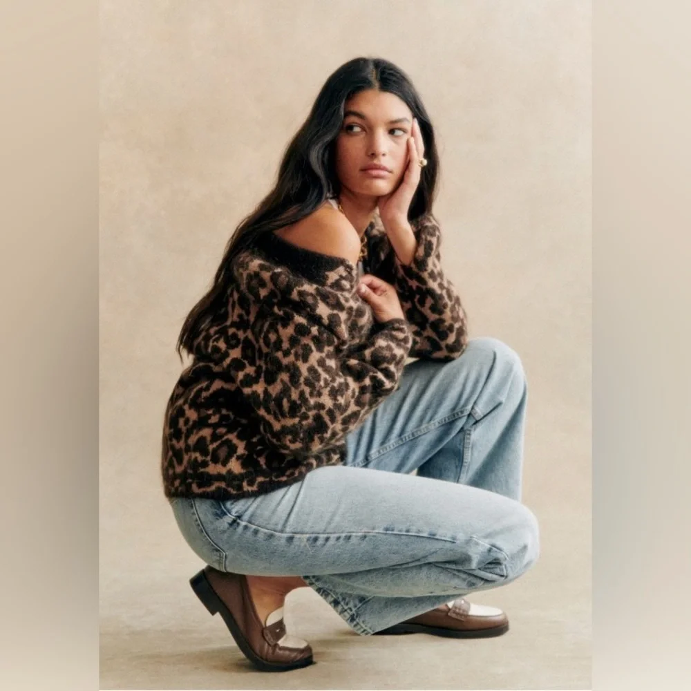 Sezane Noah sweater jacket size Medium, NWOT - Picture 8 of 12